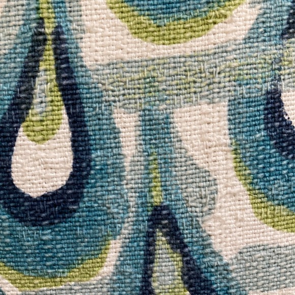 Pacific Coast Duck Feather & Down Filled Throw Pillow Set 17x17 Blue Green White - Picture 6 of 11